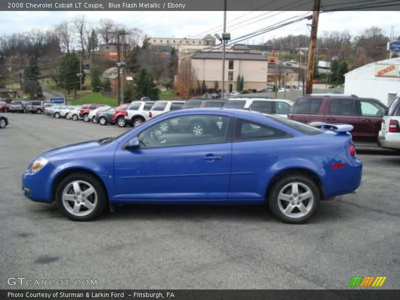 Blue Flash Metallic / Ebony 2008 Chevrolet Cobalt LT Coupe