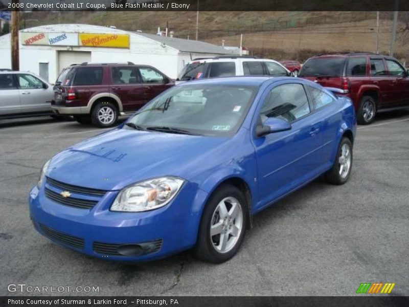Blue Flash Metallic / Ebony 2008 Chevrolet Cobalt LT Coupe