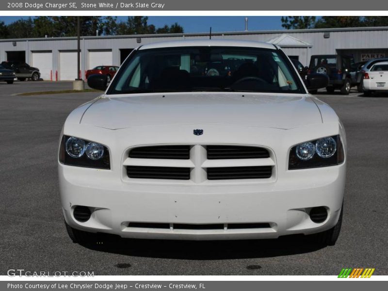 Stone White / Dark Slate Gray 2008 Dodge Charger SE