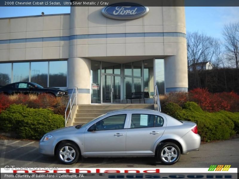 Ultra Silver Metallic / Gray 2008 Chevrolet Cobalt LS Sedan