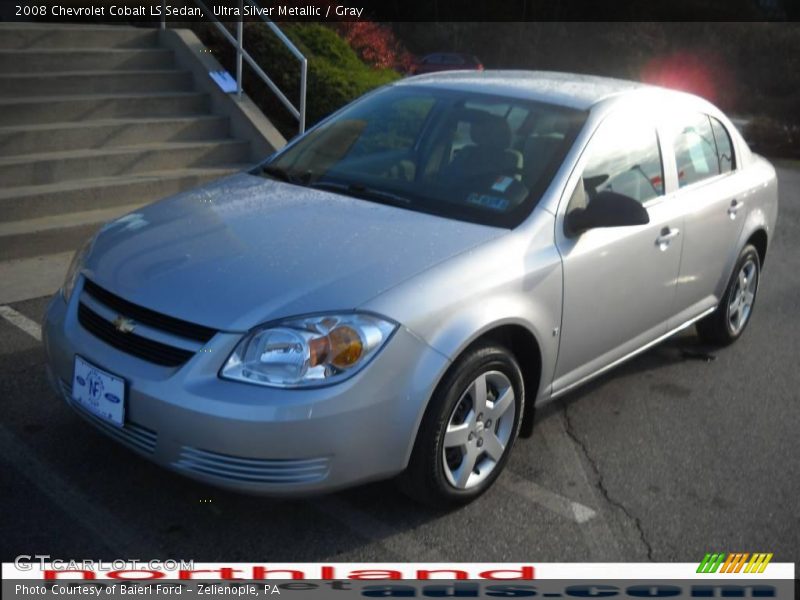 Ultra Silver Metallic / Gray 2008 Chevrolet Cobalt LS Sedan