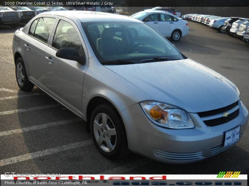 Ultra Silver Metallic / Gray 2008 Chevrolet Cobalt LS Sedan
