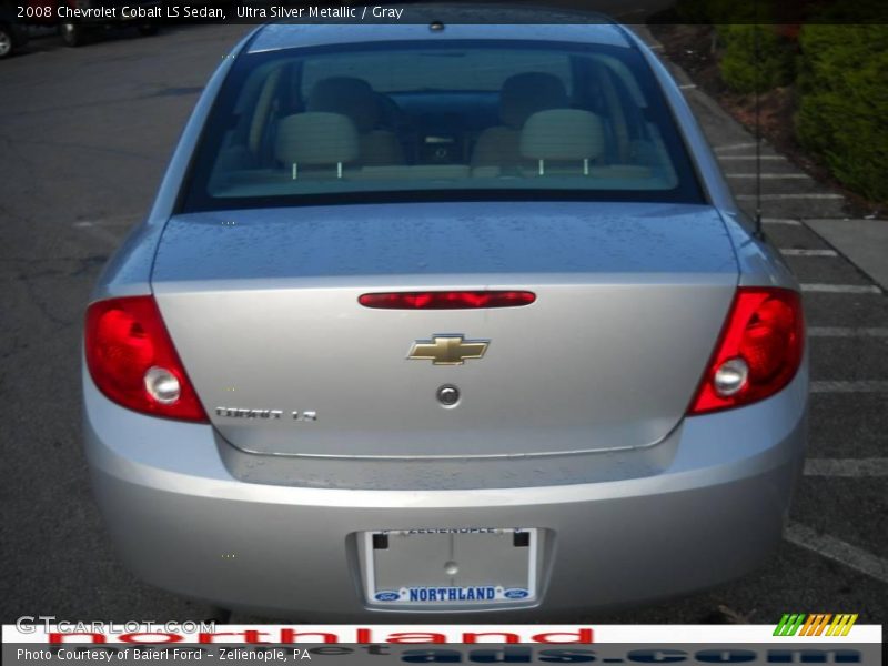 Ultra Silver Metallic / Gray 2008 Chevrolet Cobalt LS Sedan