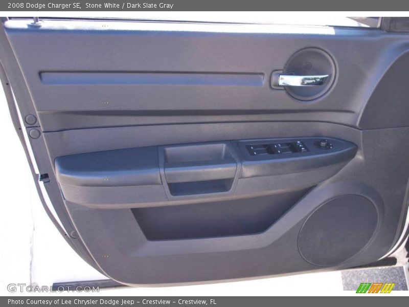 Stone White / Dark Slate Gray 2008 Dodge Charger SE