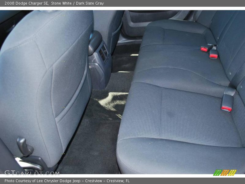 Stone White / Dark Slate Gray 2008 Dodge Charger SE