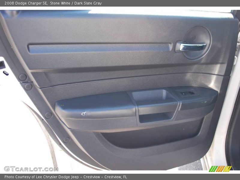 Stone White / Dark Slate Gray 2008 Dodge Charger SE