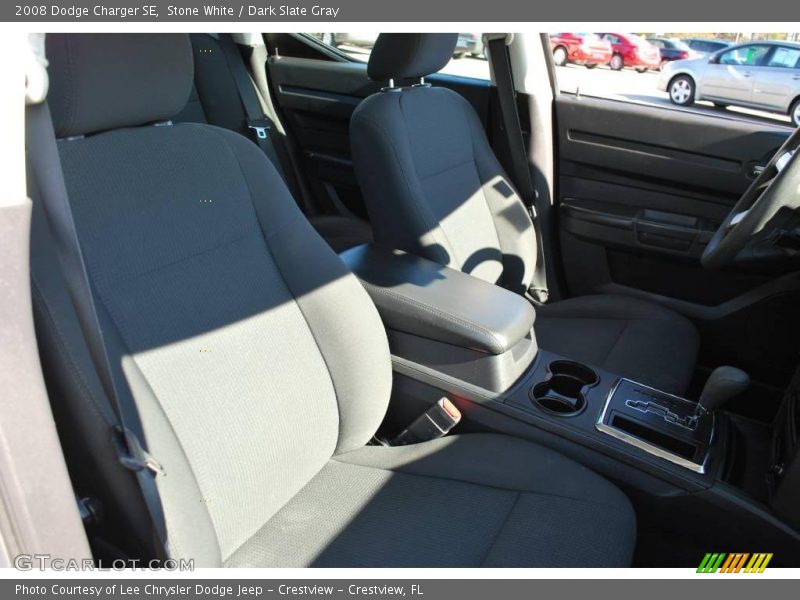 Stone White / Dark Slate Gray 2008 Dodge Charger SE