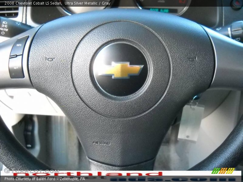 Ultra Silver Metallic / Gray 2008 Chevrolet Cobalt LS Sedan
