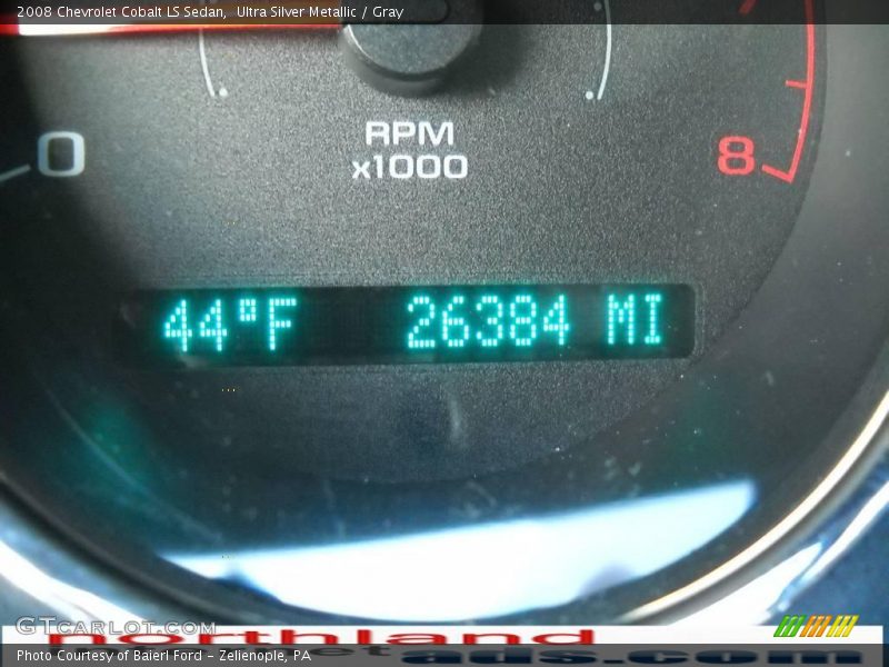 Ultra Silver Metallic / Gray 2008 Chevrolet Cobalt LS Sedan