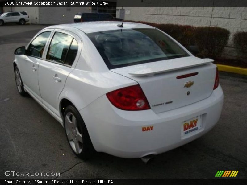 Summit White / Gray 2008 Chevrolet Cobalt Sport Sedan