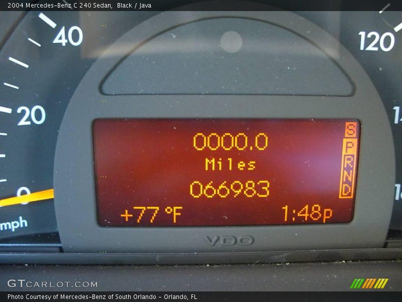 Black / Java 2004 Mercedes-Benz C 240 Sedan