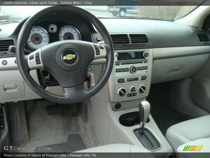Summit White / Gray 2008 Chevrolet Cobalt Sport Sedan