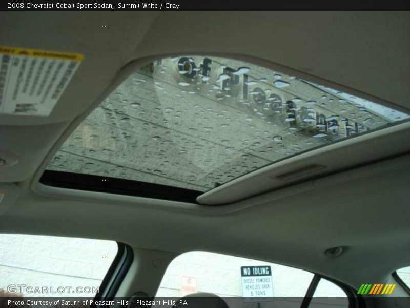 Summit White / Gray 2008 Chevrolet Cobalt Sport Sedan