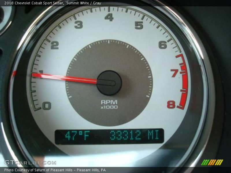 Summit White / Gray 2008 Chevrolet Cobalt Sport Sedan