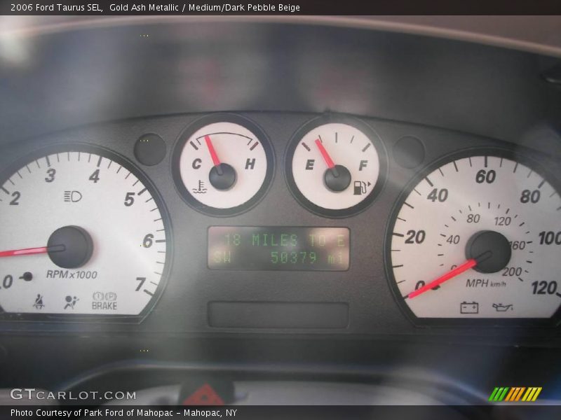 Gold Ash Metallic / Medium/Dark Pebble Beige 2006 Ford Taurus SEL
