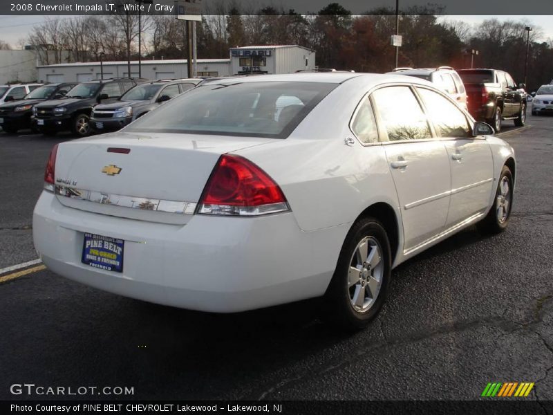 White / Gray 2008 Chevrolet Impala LT