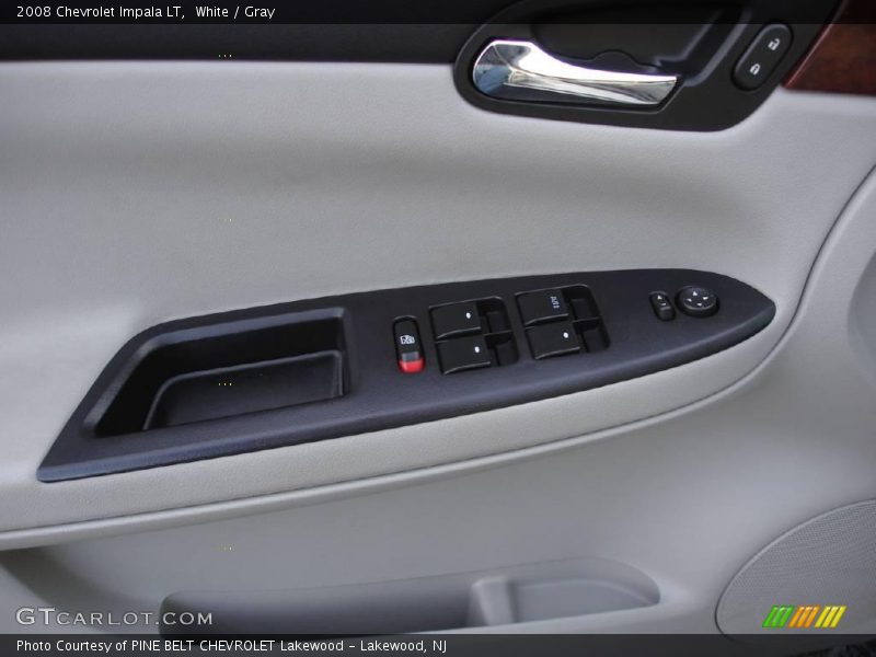 White / Gray 2008 Chevrolet Impala LT
