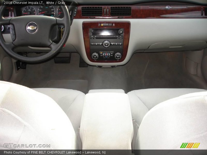 White / Gray 2008 Chevrolet Impala LT