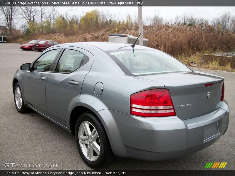Silver Steel Metallic / Dark Slate Gray/Light Slate Gray 2008 Dodge Avenger SXT