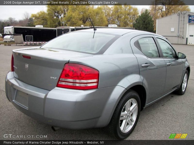 Silver Steel Metallic / Dark Slate Gray/Light Slate Gray 2008 Dodge Avenger SXT