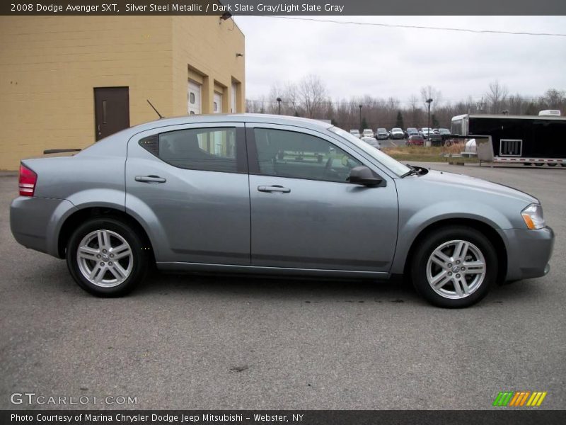 Silver Steel Metallic / Dark Slate Gray/Light Slate Gray 2008 Dodge Avenger SXT