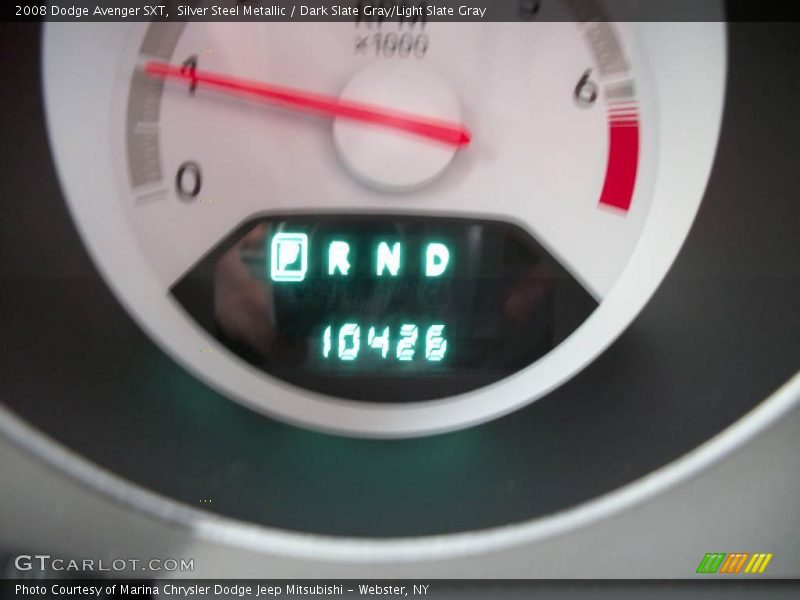 Silver Steel Metallic / Dark Slate Gray/Light Slate Gray 2008 Dodge Avenger SXT