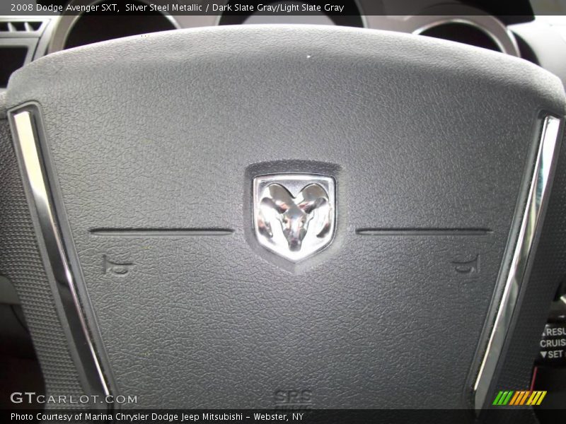 Silver Steel Metallic / Dark Slate Gray/Light Slate Gray 2008 Dodge Avenger SXT
