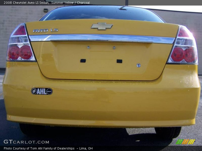 Summer Yellow / Charcoal 2008 Chevrolet Aveo LS Sedan