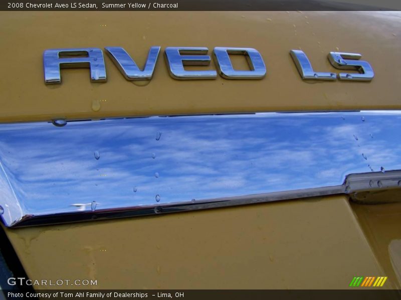 Summer Yellow / Charcoal 2008 Chevrolet Aveo LS Sedan