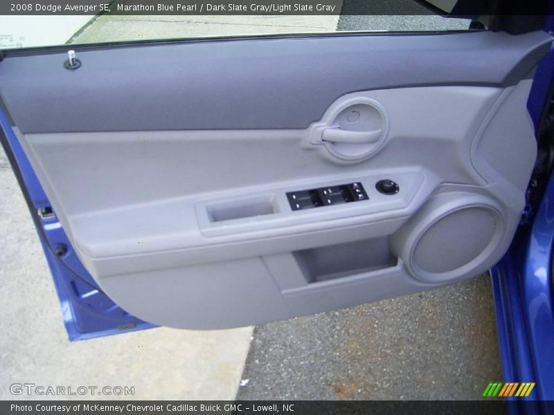 Marathon Blue Pearl / Dark Slate Gray/Light Slate Gray 2008 Dodge Avenger SE