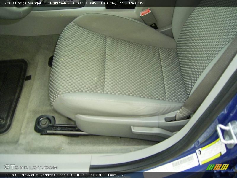 Marathon Blue Pearl / Dark Slate Gray/Light Slate Gray 2008 Dodge Avenger SE