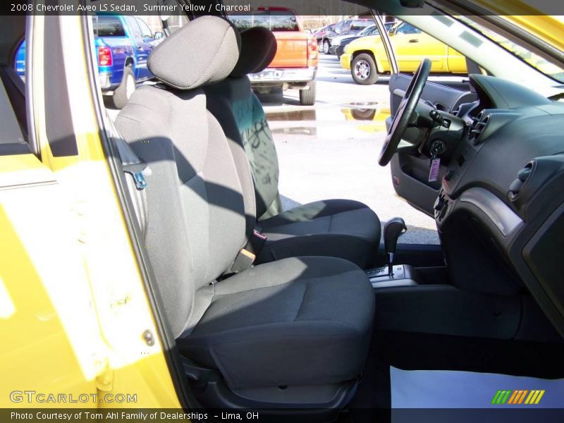 Summer Yellow / Charcoal 2008 Chevrolet Aveo LS Sedan