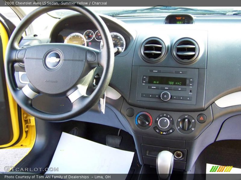 Summer Yellow / Charcoal 2008 Chevrolet Aveo LS Sedan