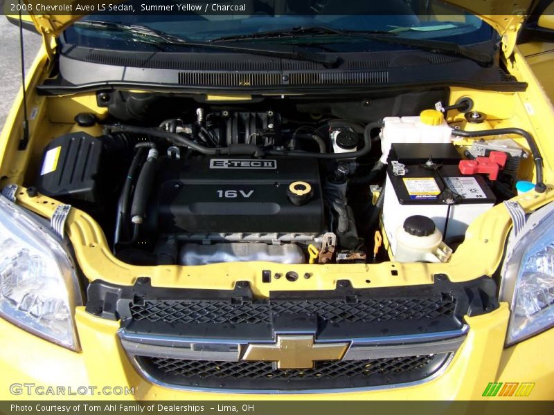 Summer Yellow / Charcoal 2008 Chevrolet Aveo LS Sedan