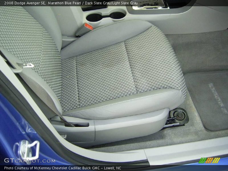 Marathon Blue Pearl / Dark Slate Gray/Light Slate Gray 2008 Dodge Avenger SE