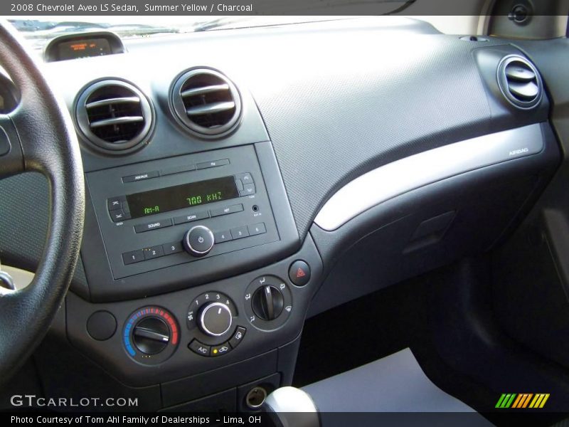Summer Yellow / Charcoal 2008 Chevrolet Aveo LS Sedan