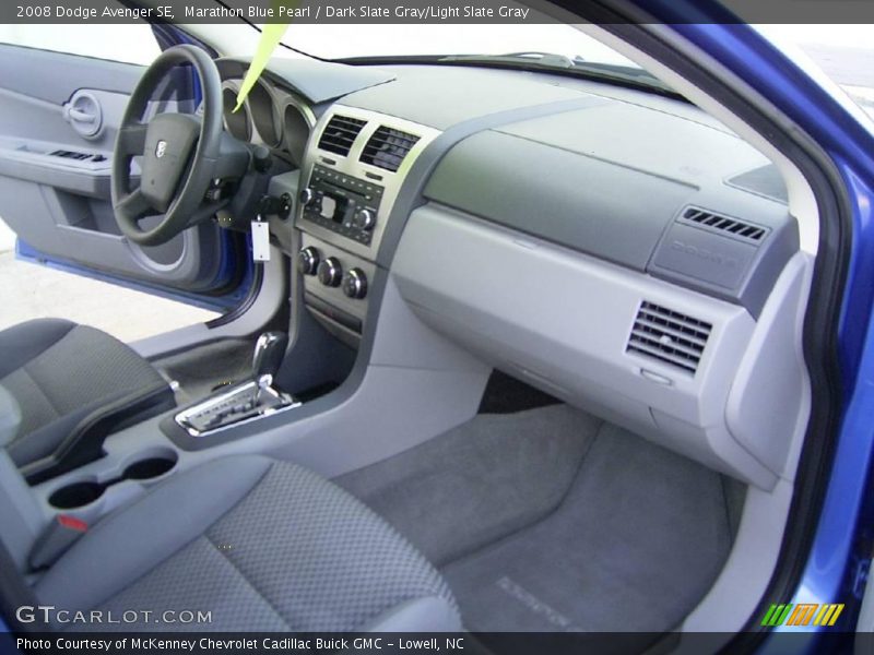 Marathon Blue Pearl / Dark Slate Gray/Light Slate Gray 2008 Dodge Avenger SE