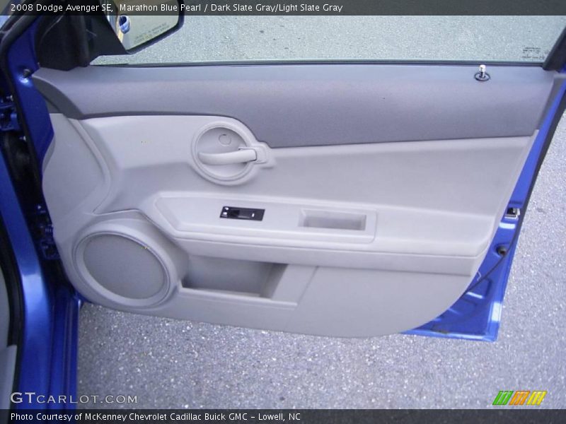Marathon Blue Pearl / Dark Slate Gray/Light Slate Gray 2008 Dodge Avenger SE