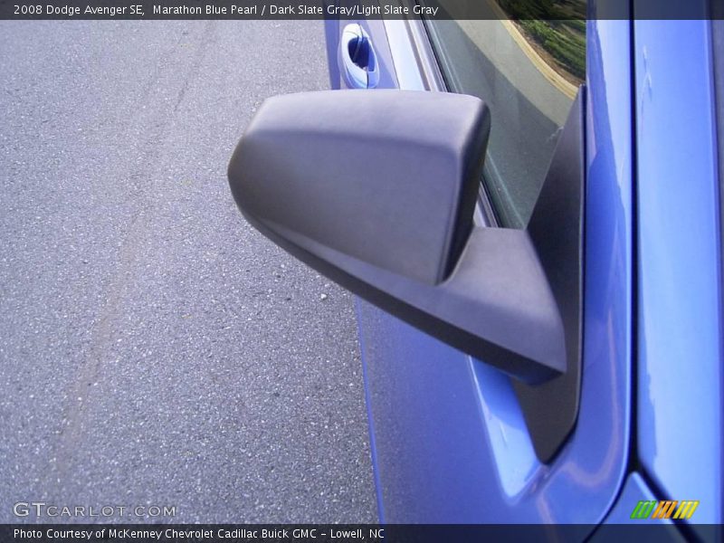Marathon Blue Pearl / Dark Slate Gray/Light Slate Gray 2008 Dodge Avenger SE