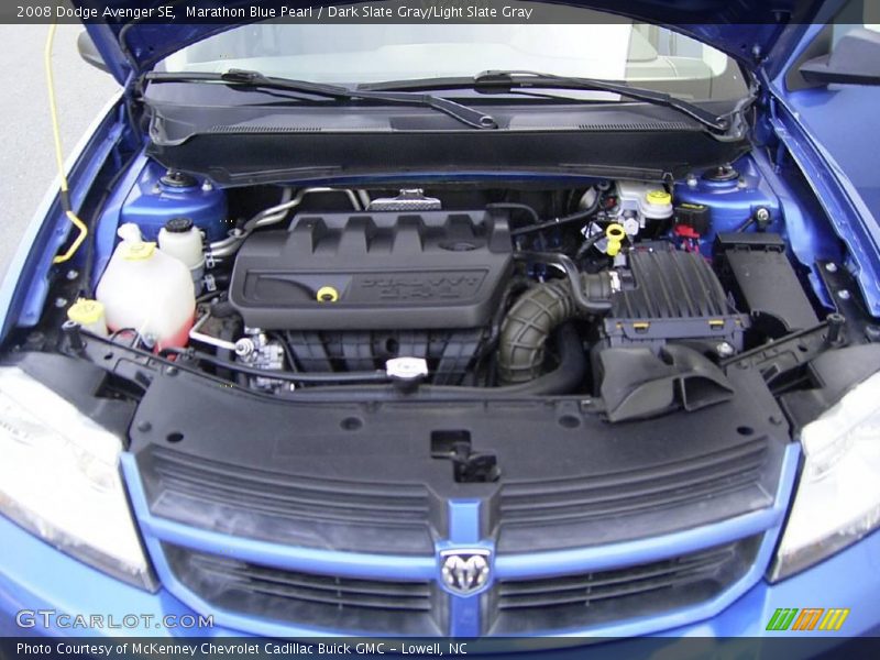 Marathon Blue Pearl / Dark Slate Gray/Light Slate Gray 2008 Dodge Avenger SE