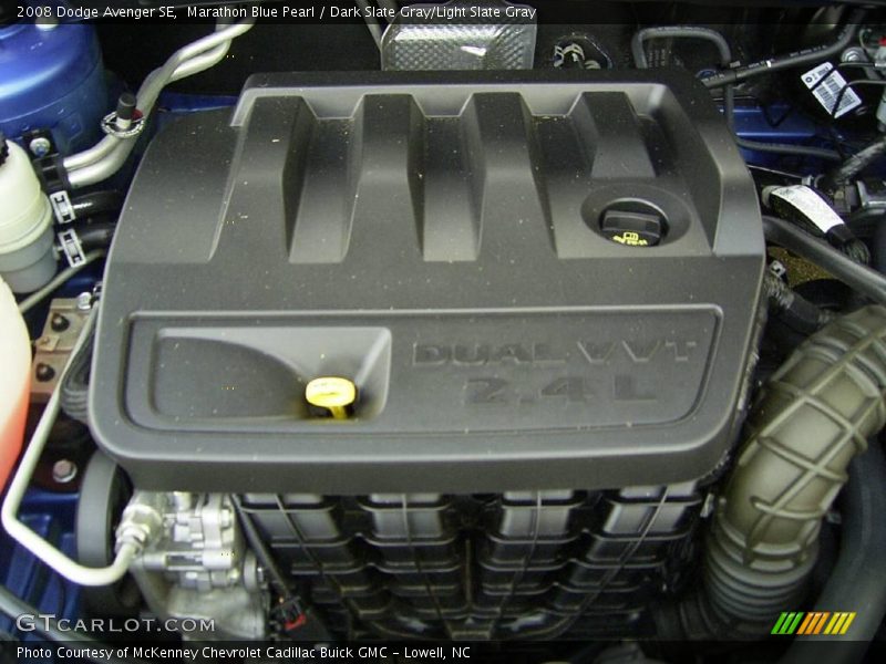 Marathon Blue Pearl / Dark Slate Gray/Light Slate Gray 2008 Dodge Avenger SE