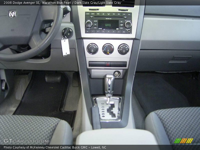 Marathon Blue Pearl / Dark Slate Gray/Light Slate Gray 2008 Dodge Avenger SE