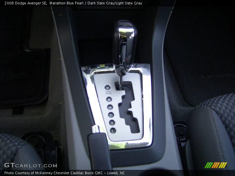 Marathon Blue Pearl / Dark Slate Gray/Light Slate Gray 2008 Dodge Avenger SE