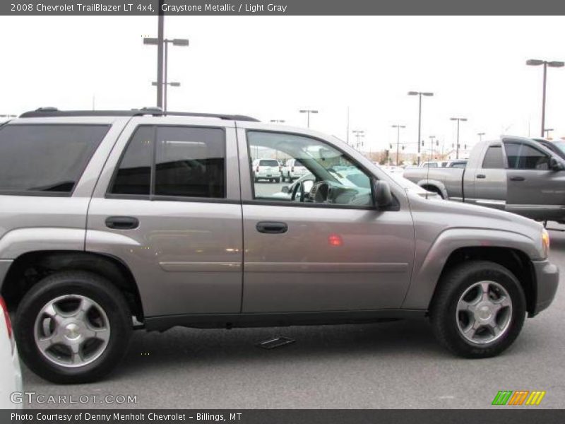 Graystone Metallic / Light Gray 2008 Chevrolet TrailBlazer LT 4x4