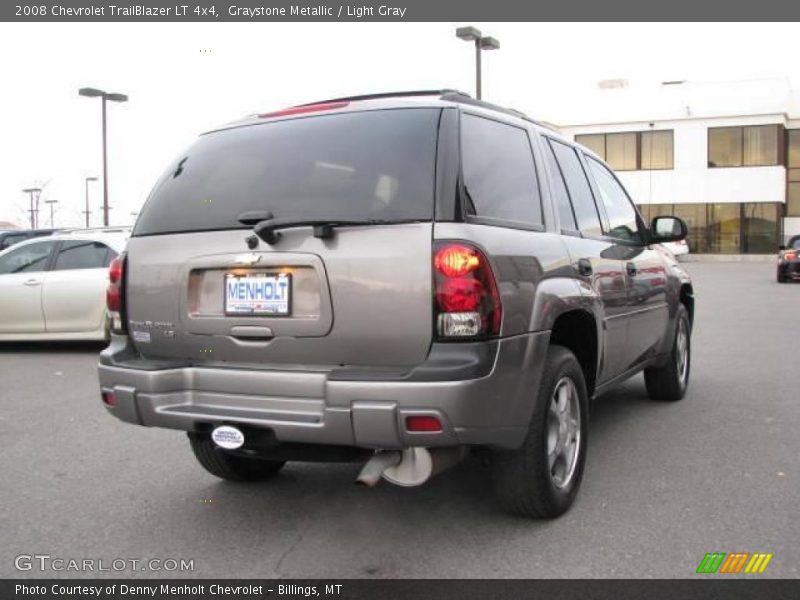 Graystone Metallic / Light Gray 2008 Chevrolet TrailBlazer LT 4x4