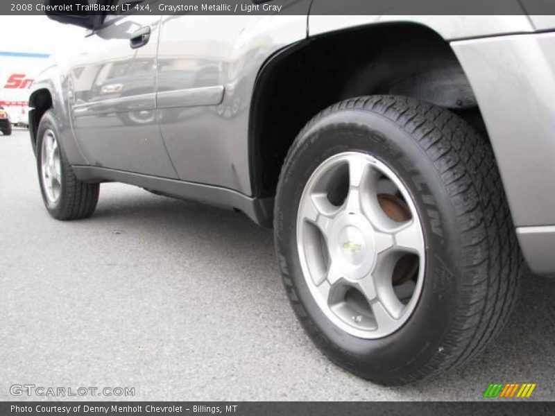 Graystone Metallic / Light Gray 2008 Chevrolet TrailBlazer LT 4x4