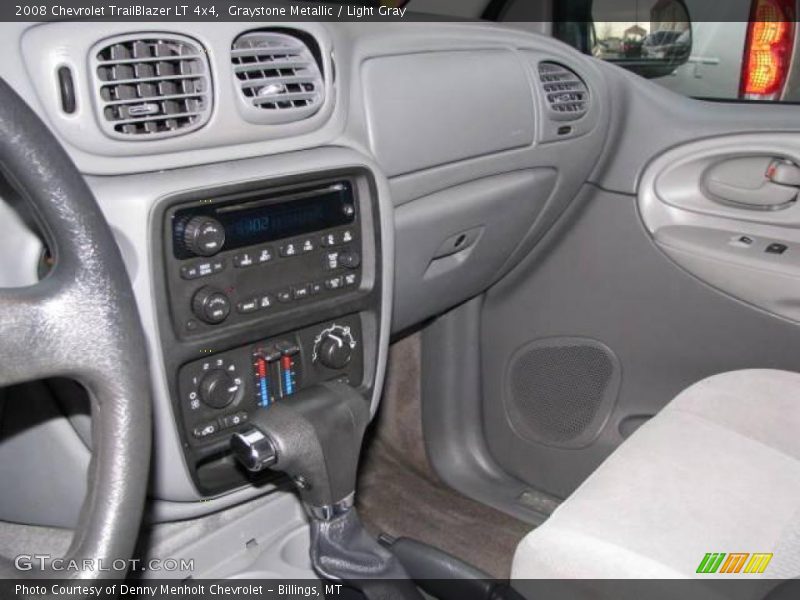 Graystone Metallic / Light Gray 2008 Chevrolet TrailBlazer LT 4x4
