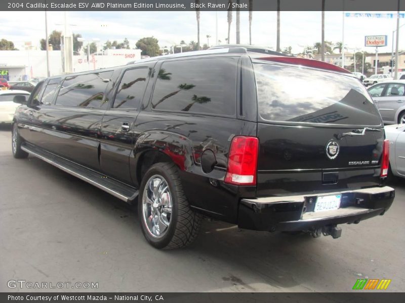 Black Raven / Shale 2004 Cadillac Escalade ESV AWD Platinum Edition Limousine