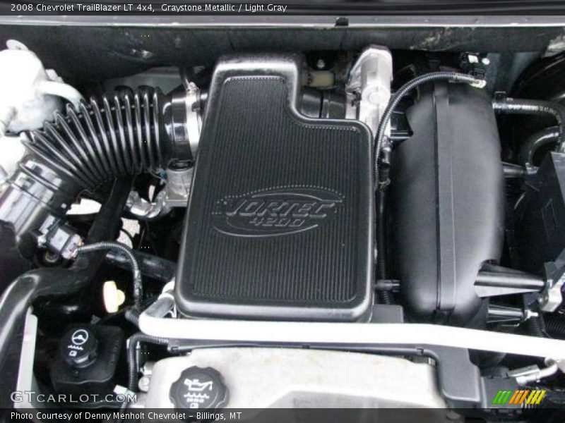 Graystone Metallic / Light Gray 2008 Chevrolet TrailBlazer LT 4x4
