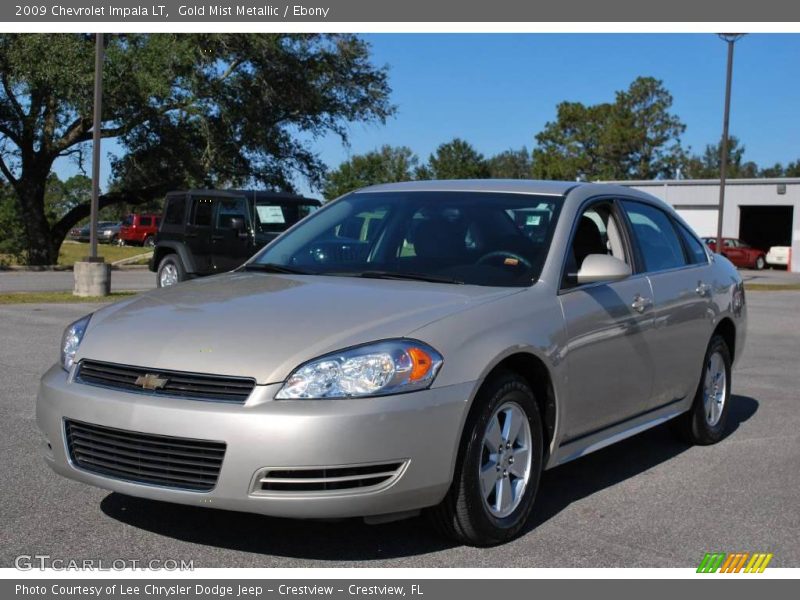 Gold Mist Metallic / Ebony 2009 Chevrolet Impala LT